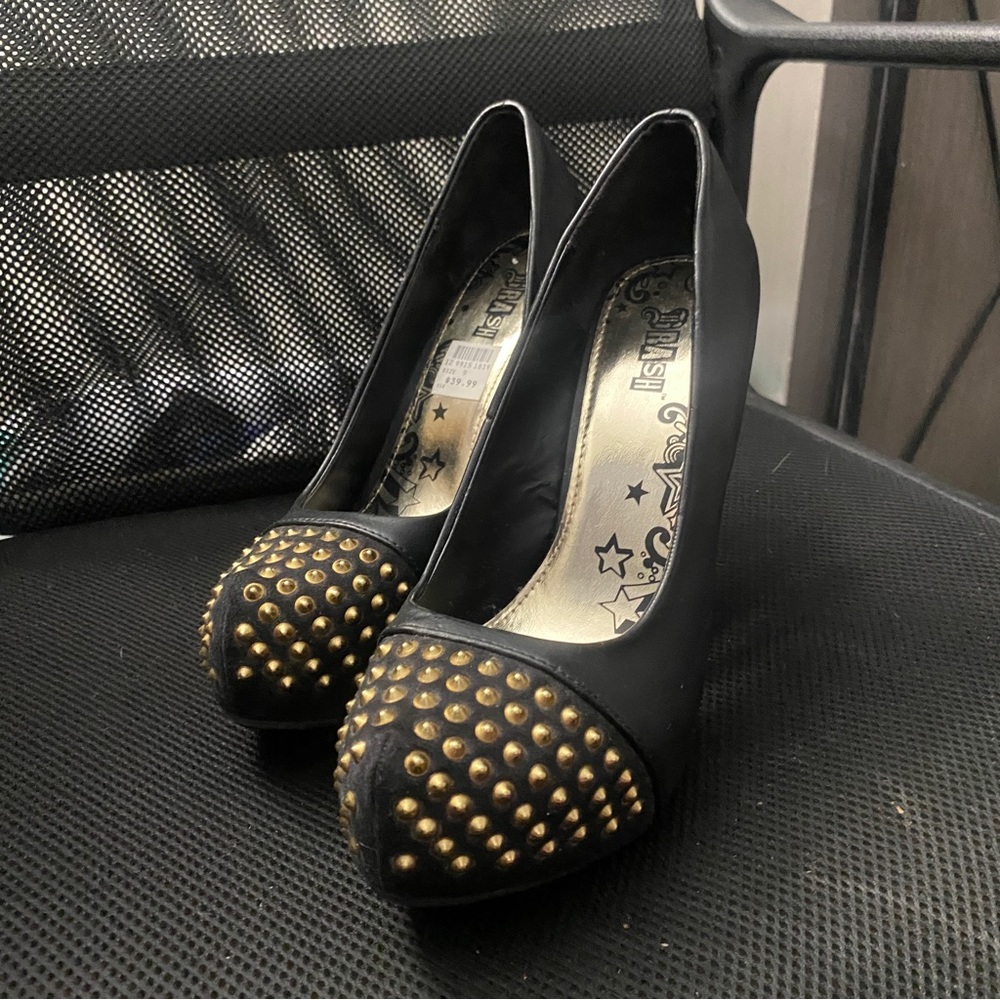 Brash Studded Heels
